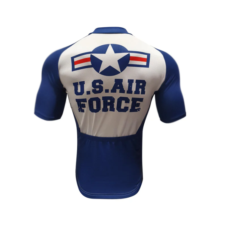 Men's U.S Air Force Short Sleeve Cycling Jerseys