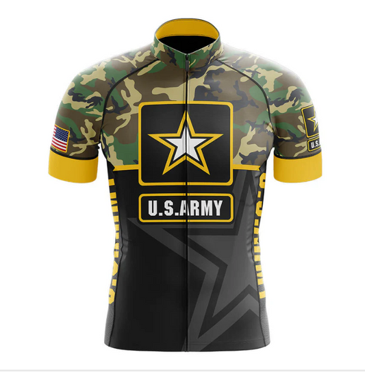 US Army Camou Flage Cycling Jersey