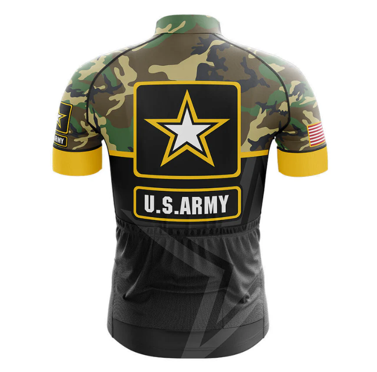 US Army Camou Flage Cycling Jersey
