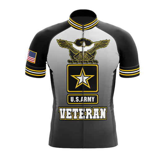 Men's US Army Veteran Short Sleeve Cycling Jersey
