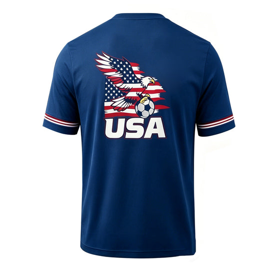USA Eagle Soccer Navy T-Shirt