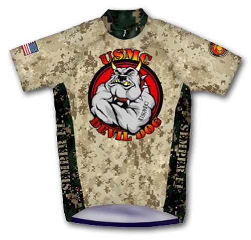 USMC Devil Dog Short Sleeve Cycling Jerseys