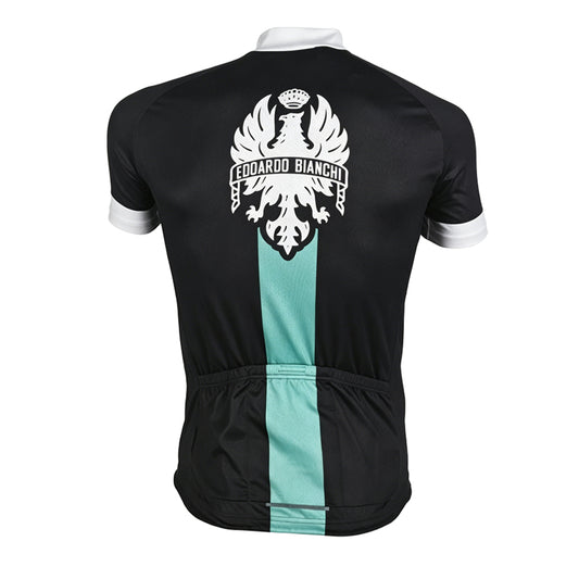 Bianchi Classic Retro Short Sleeve Jersey Black