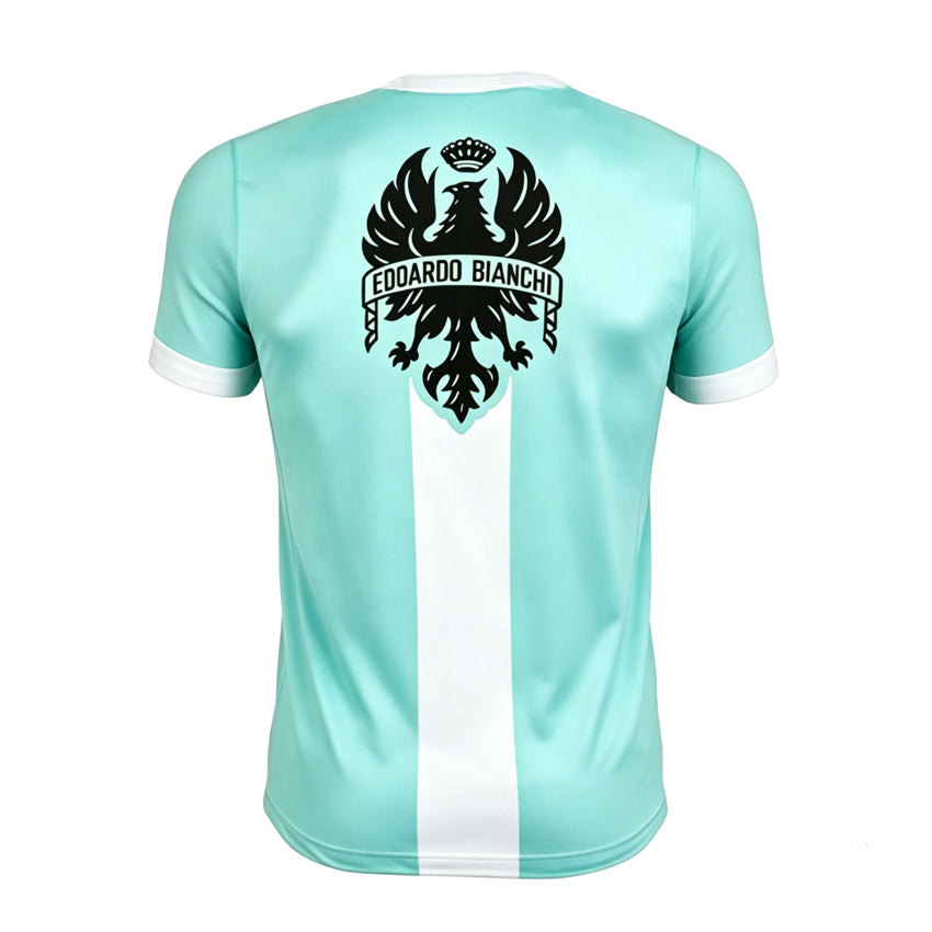 Vintage Bianchi Cycling T-Shirt | Classic Celeste