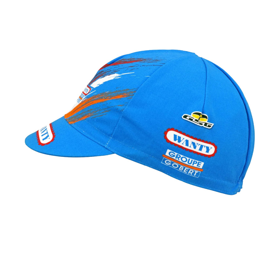 wanty groupe gobert blue cycling cap