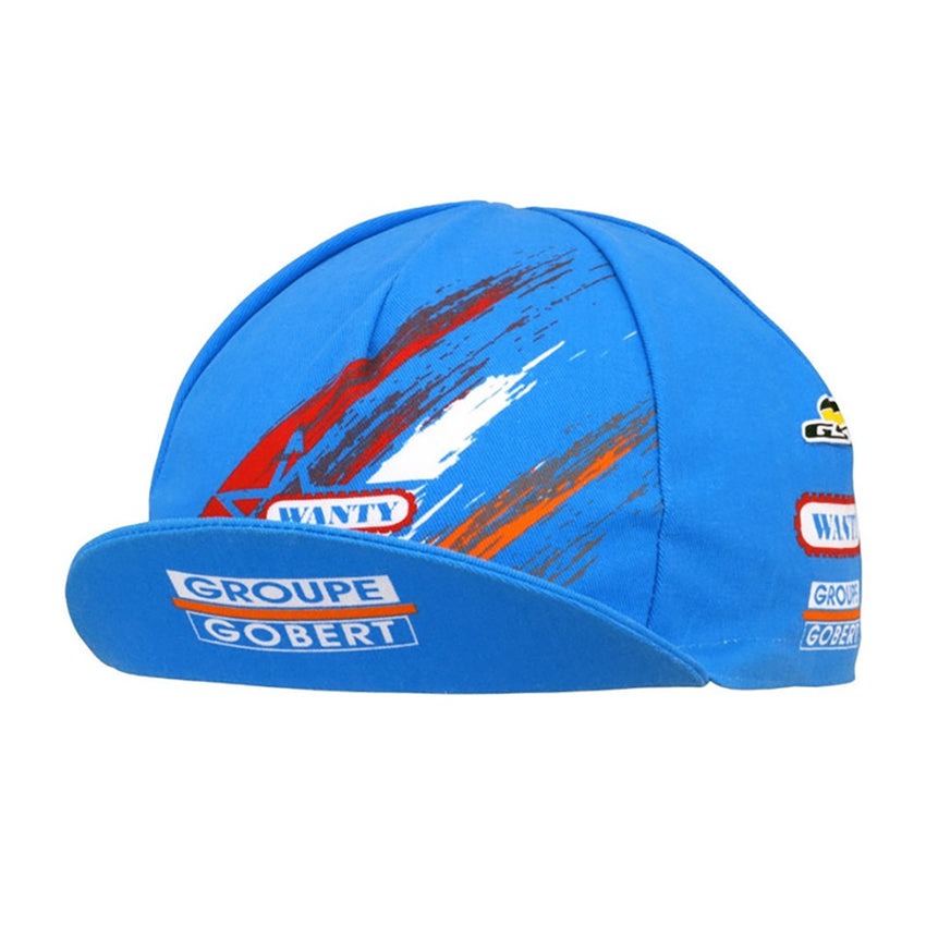 wanty groupe gobert blue cycling cap