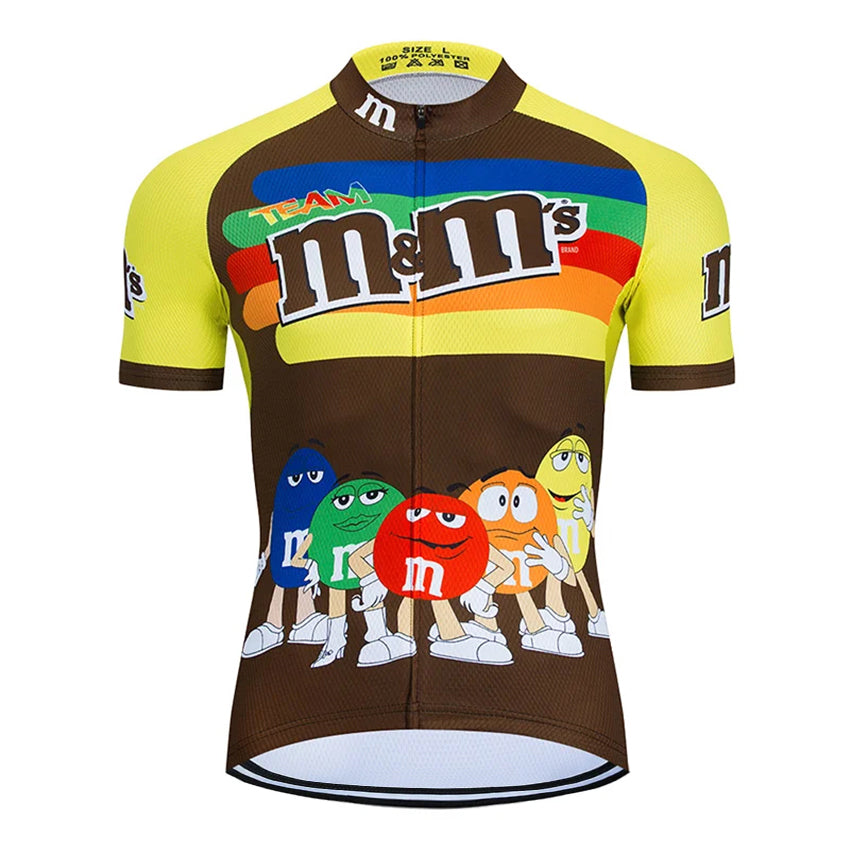 M&M Funny Brown Cycling Jersey