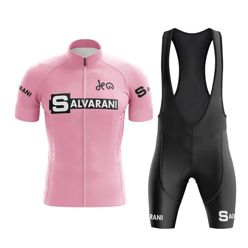 Vintage Salvarani Pink Cycling Jersey Set