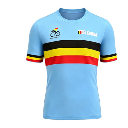 Belgium Cycling Team Retro Cycling T-shirt