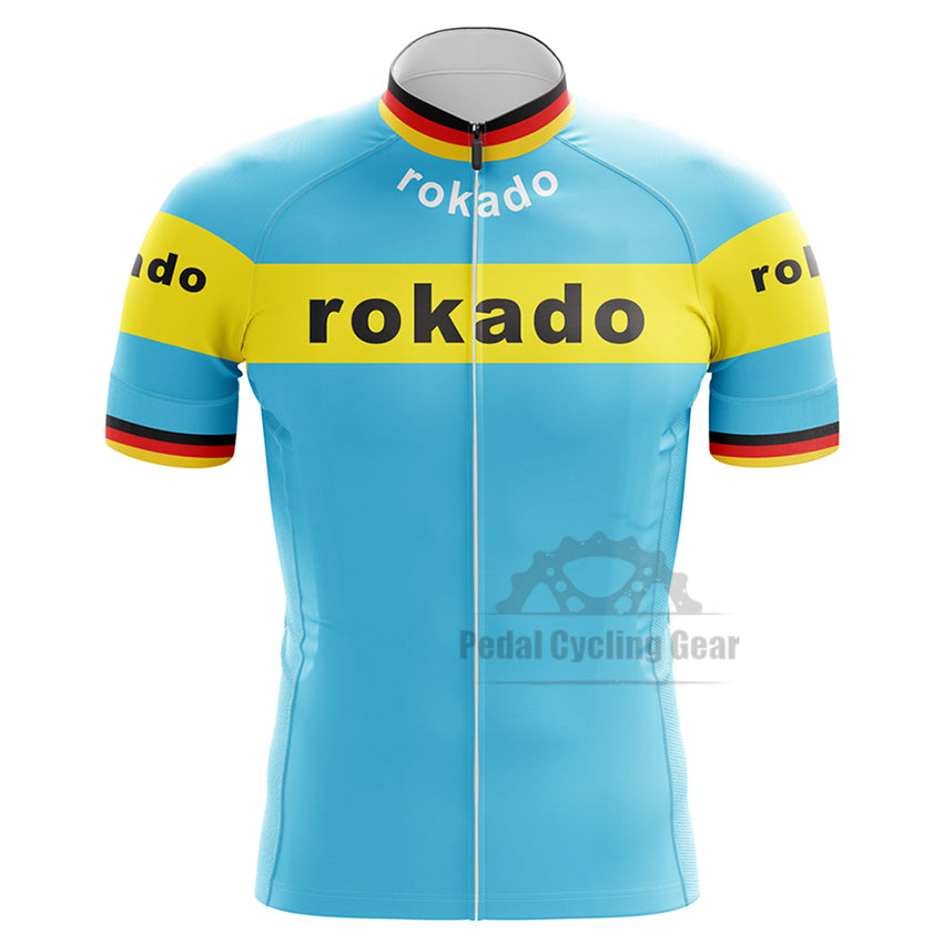 Rokado 1973 Retro Short Sleeve Cycling Jersey