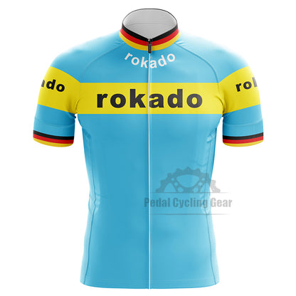 Rokado 1973 Retro Short Sleeve Cycling Jersey