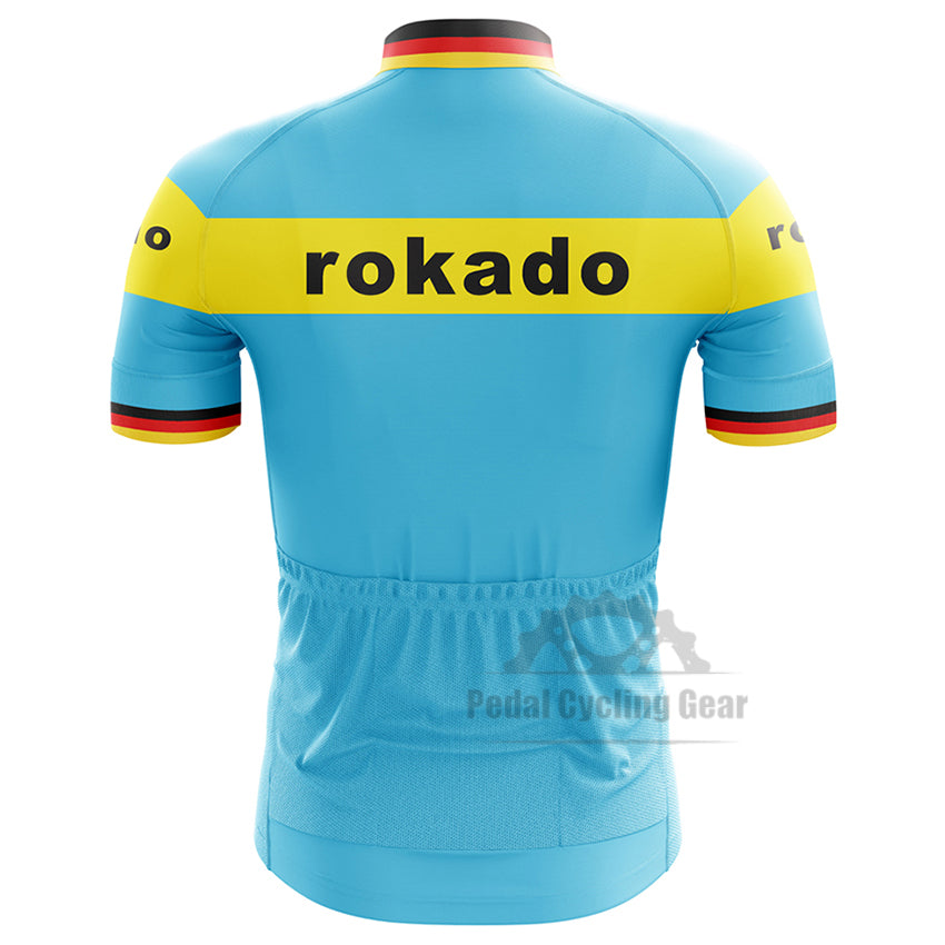 Rokado 1973 Retro Short Sleeve Cycling Jersey