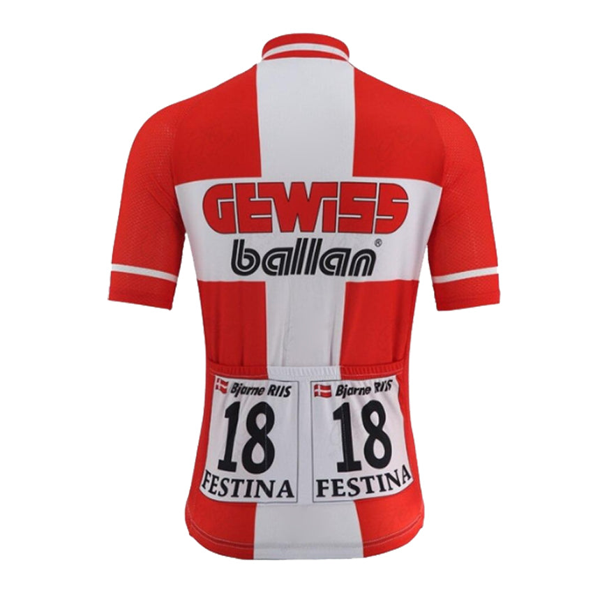 1990s Team Gewiss Ballan Retro Cycling Jersey