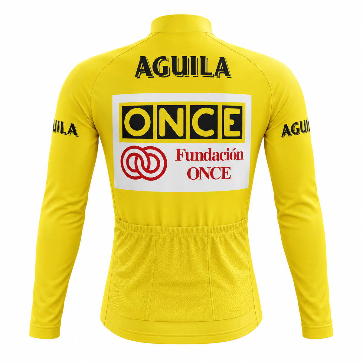 1995 Vuelta a España ONCE Retro Long Sleeve Cycling Jersey, back view