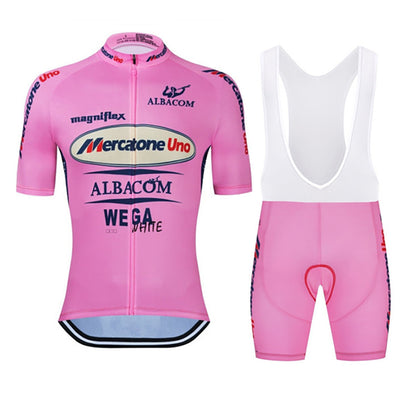 2000 Marco Pantani Mercatone Uno Retro Cycling Jersey Set