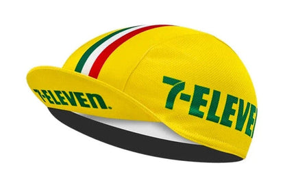 7-Eleven yellow cycling cap