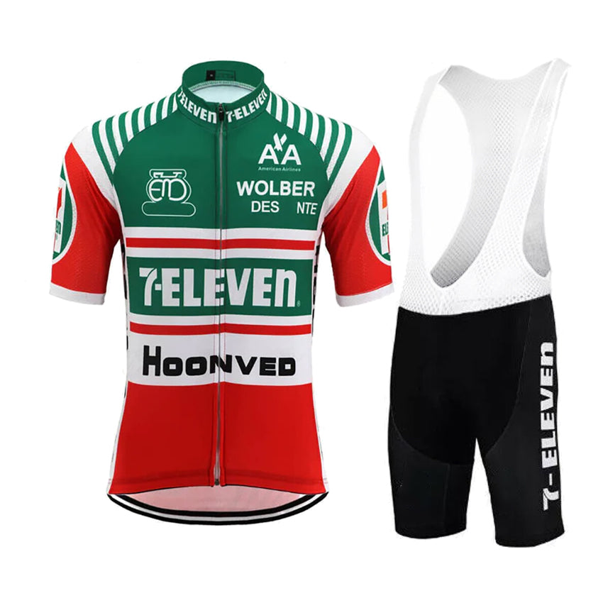 7-Eleven Retro Cycling Jersey Set