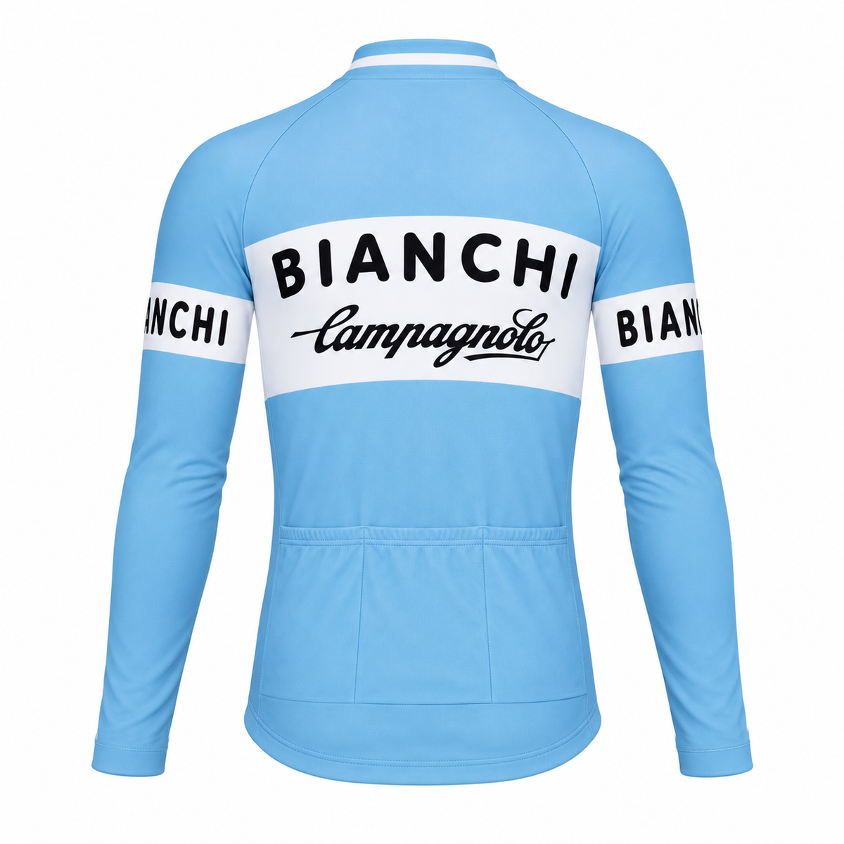 70s Bianchi Retro Long Sleeve Cycling Jersey