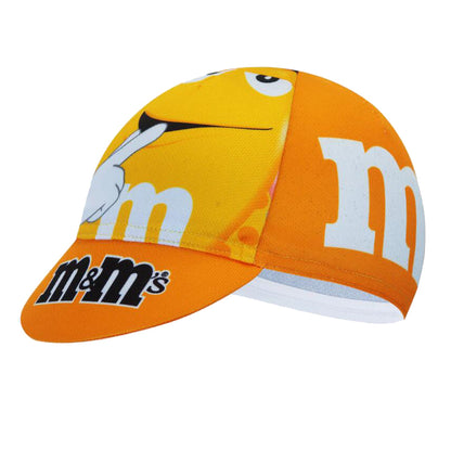 M&Ms Cartoon Yellow Cycling Cap