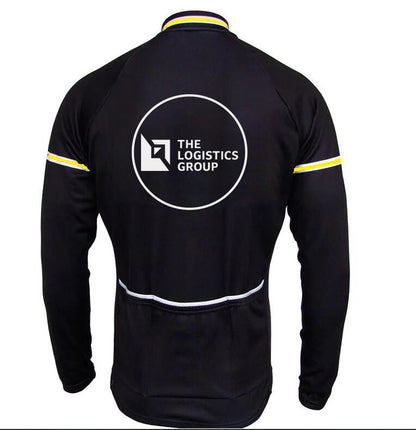 Men's Long Sleeve Winter Fleece Cycling Jersey