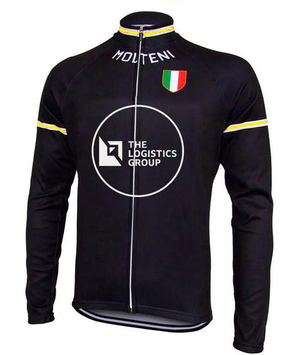 Men's Long Sleeve Winter Fleece Cycling Jersey
