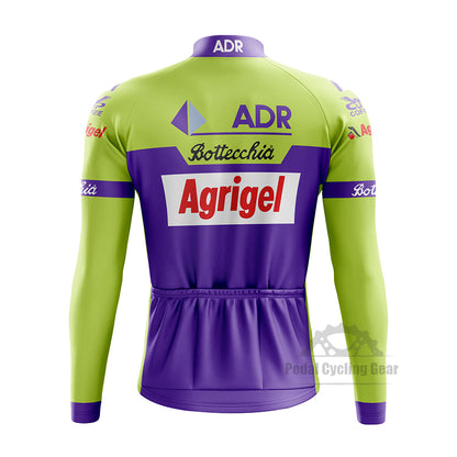 ADR Agrigel Bottecchia Long Sleeve Retro Cycling Jersey