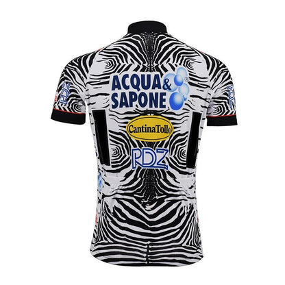 Acqua Sapone Cycling Jersey Zebra Stripes