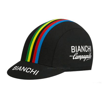 Bianchi Black Cycling Cap