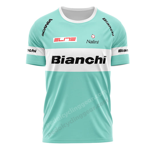Bianchi Celeste Green Cycling T-shirt