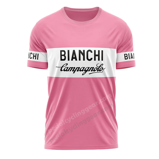 Bianchi Pink Cycling T-shirt Giro d'Italia