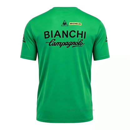 Bianchi Retro Cycling T-Shirt - Green
