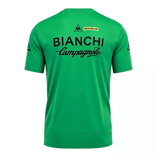 Bianchi Retro Cycling T-Shirt - Green