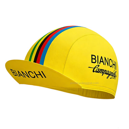 Bianchi Yellow Cycling Cap