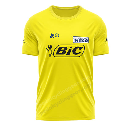 Bic Cycling Team Yellow T-Shirt