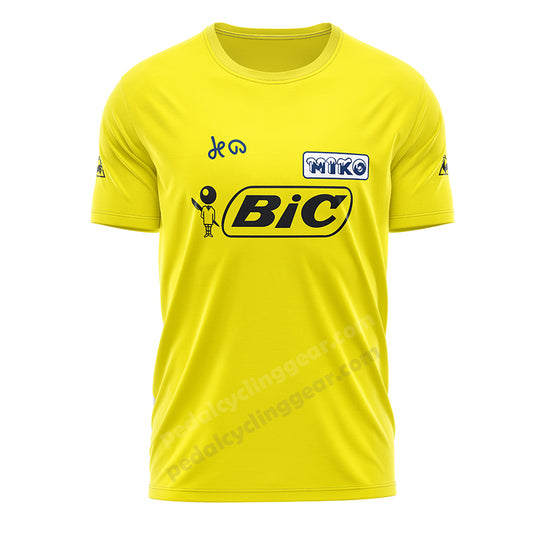 Bic Cycling Team Yellow T-Shirt