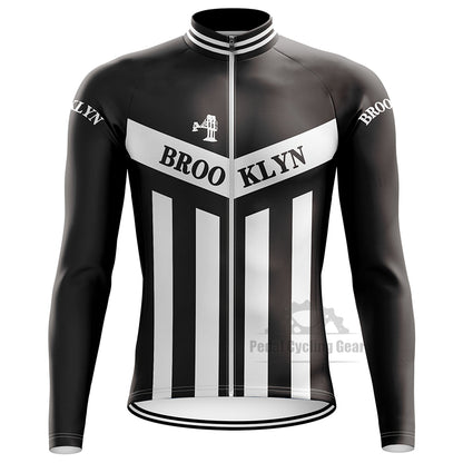 Brooklyn Long Sleeve Retro Cycling Jersey