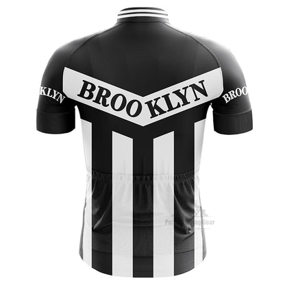 Brooklyn Retro Black Cycling Jerseys