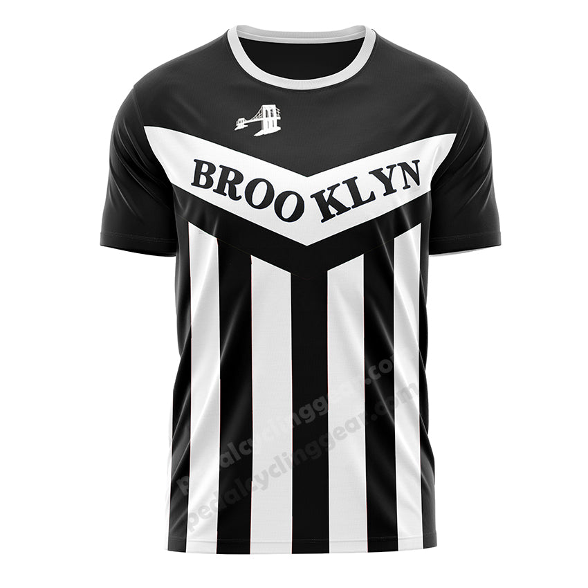 Brooklyn Retro Black Cycling T-shirt