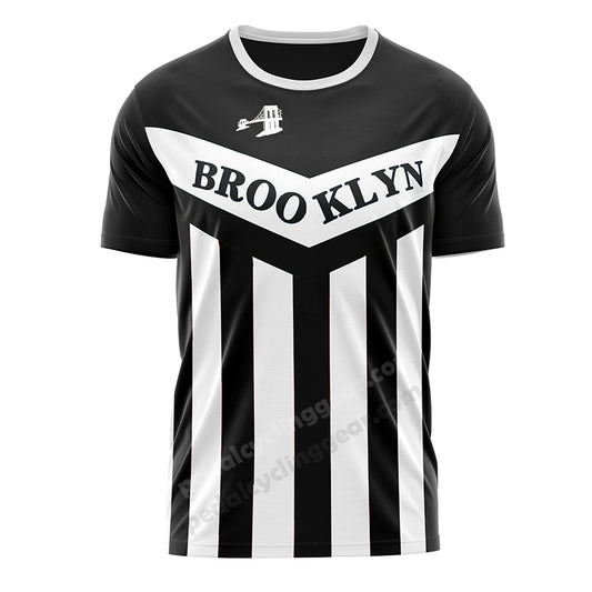 Brooklyn Retro Black Cycling T-shirt