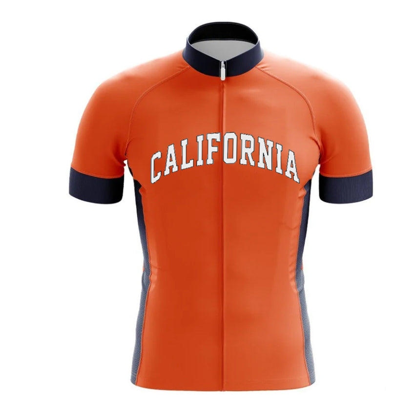 California Orange Cycling Jersey
