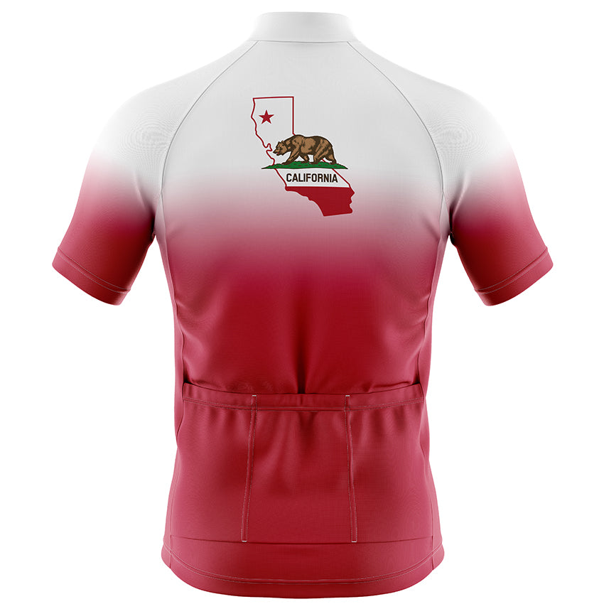 California Red Gradient Cycling Jersey