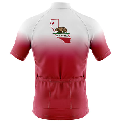 California Red Gradient Cycling Jersey