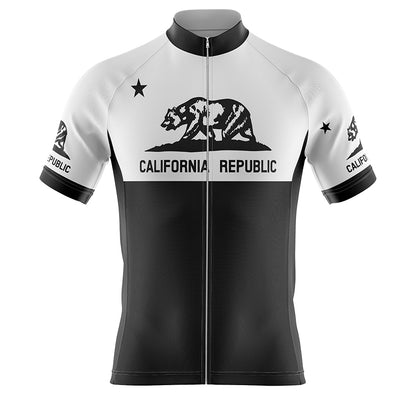 California Repblic Black Cycling Jersey