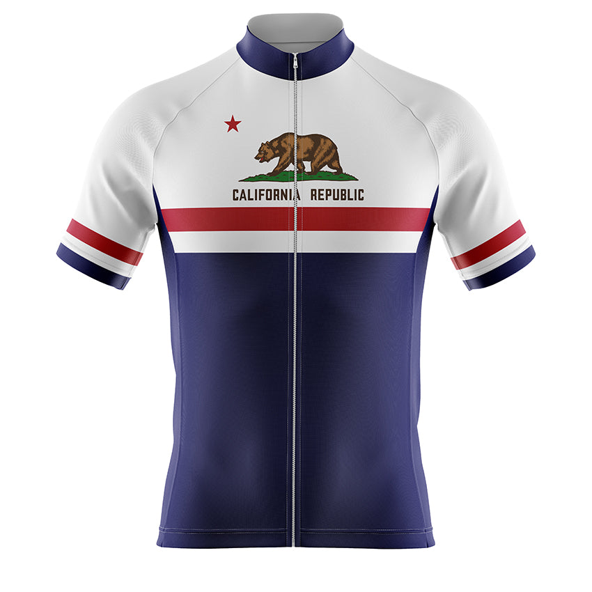 California Repblic Blue Cycling Jersey