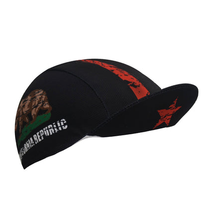 Men and Women California Republic Cycling Cap Bicycle Headgear