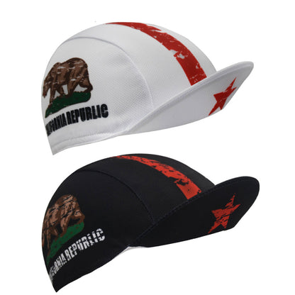 Men and Women California Republic Cycling Cap Bicycle Headgear