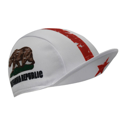 Men and Women California Republic Cycling Cap Bicycle Headgear