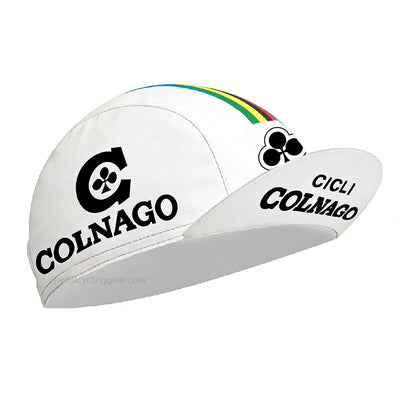 Colnago Retro White Cycling Cap