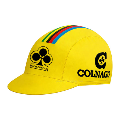 Colnago Retro Yellow Cycling Cap
