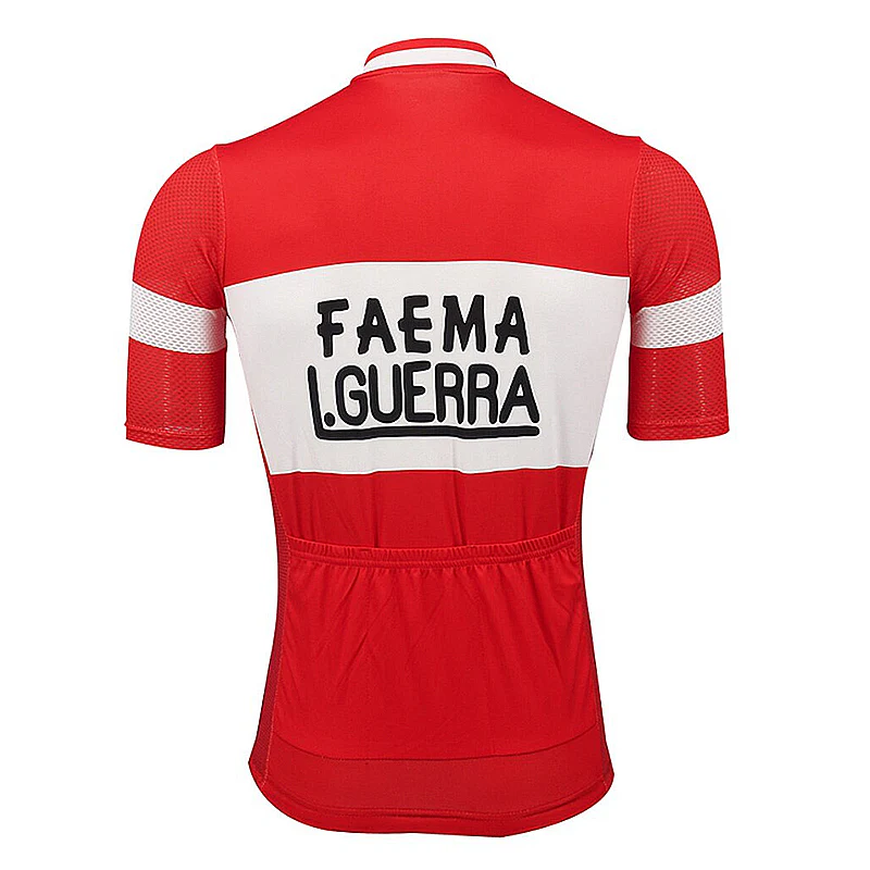 Faema Guerra Retro Red Cycing Jersey